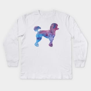 Poodle Kids Long Sleeve T-Shirt